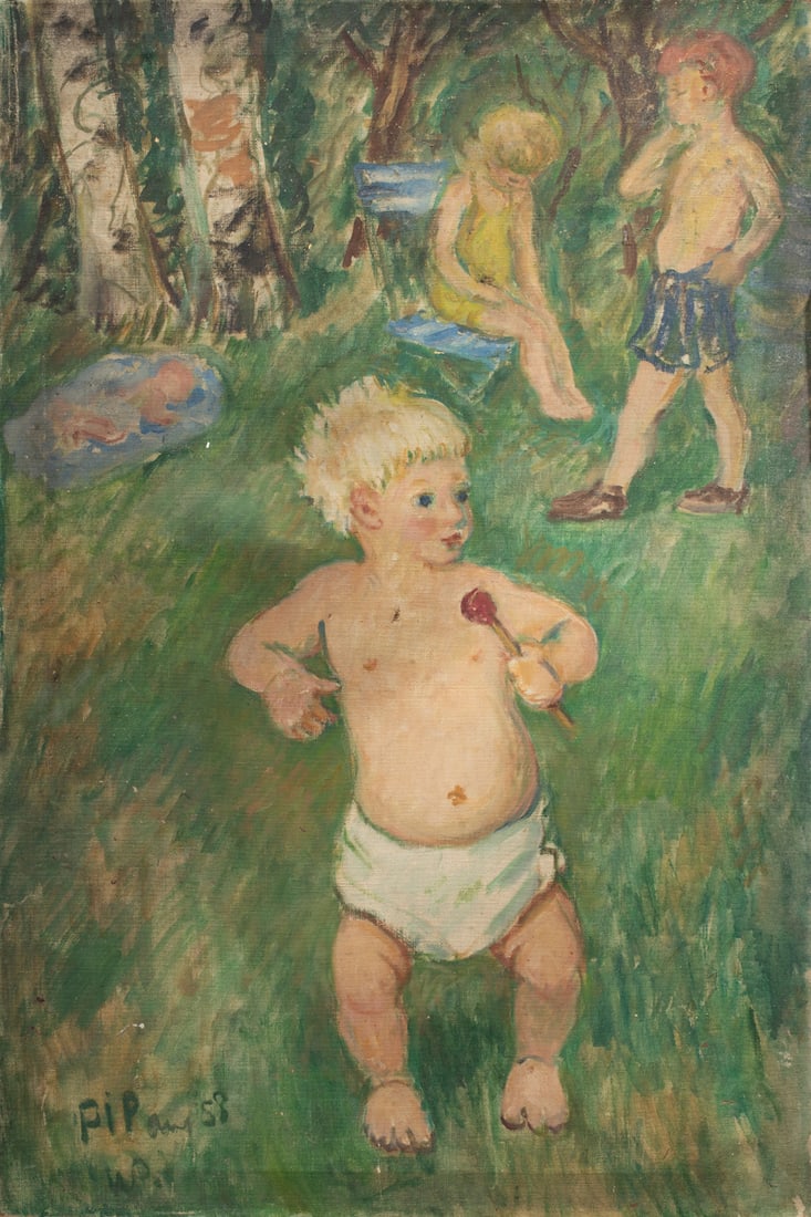 Painting, Waldo Peirce (1 of 3)