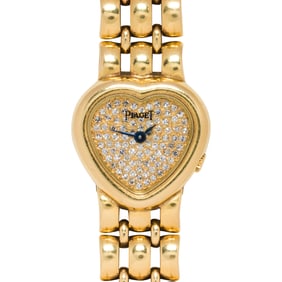 A Piaget, diamond and 18k gold dress watch