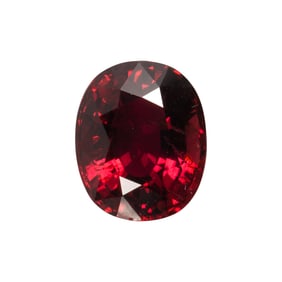 An unmounted pink tourmaline