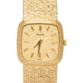 A PIaget 18k gold wristwatch