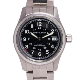 A Hamilton stainless steel khaki wristwatch