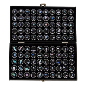 A large collection of opals