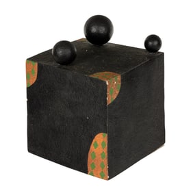 Japanese ceramic cube - Taimei Morino (1934 - present)