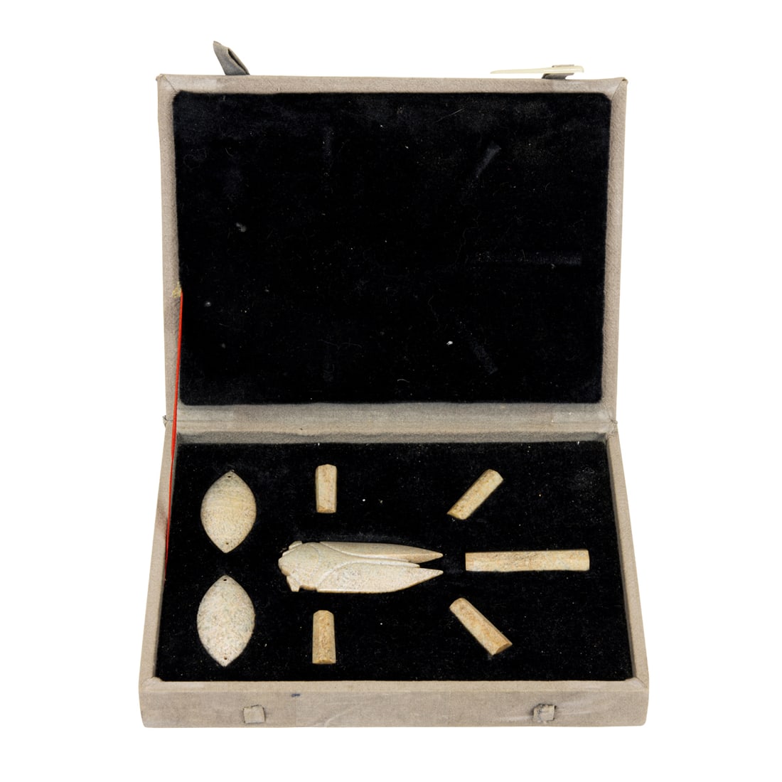 A set of Chinese hardstone burial objects (1 of 3)