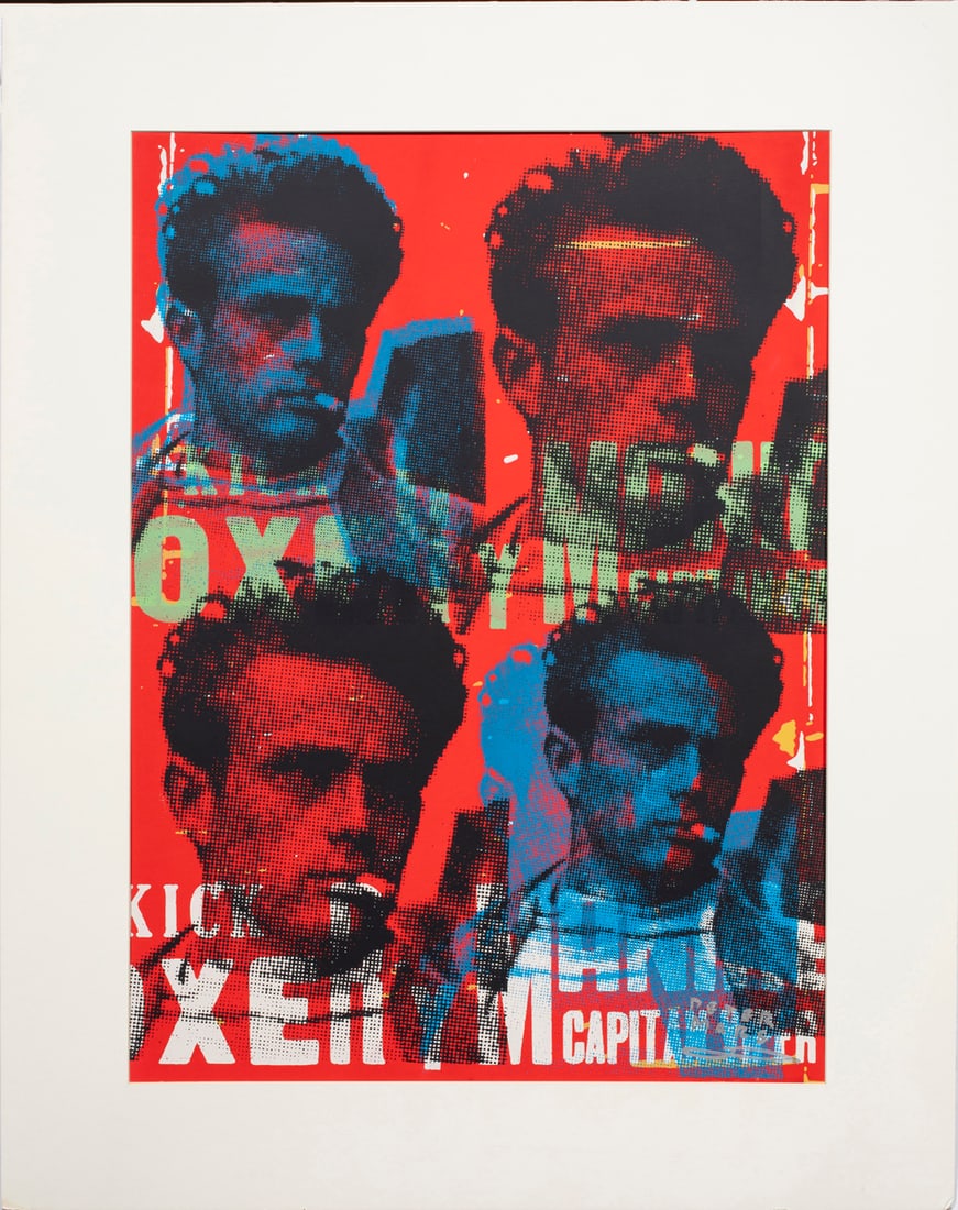 Print, Peter Mars: Peter Mars (American, b. 1959), "Giant," screenprint, pen signed lower right, sheet: 30"h x 22.25"w, overall (with mat): 38"h x 30.75"w