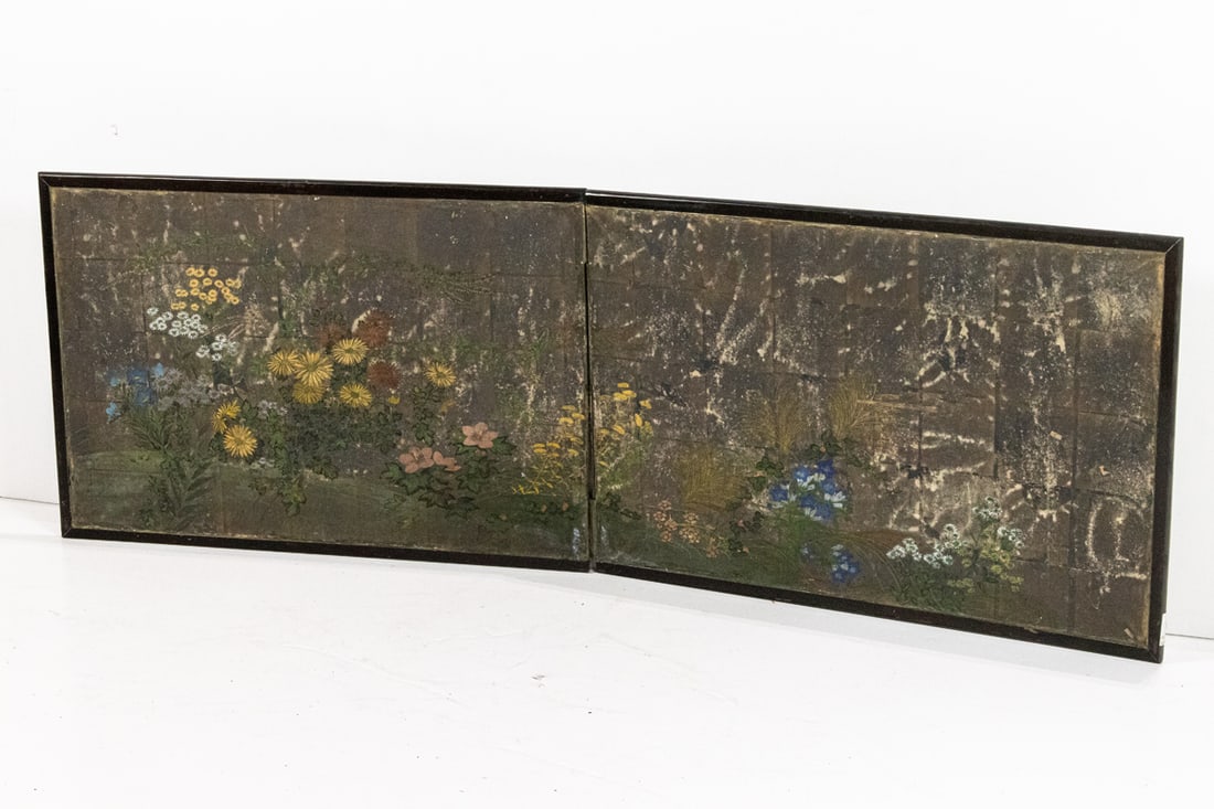 A Japanese two-panel folding screen (1 of 1)