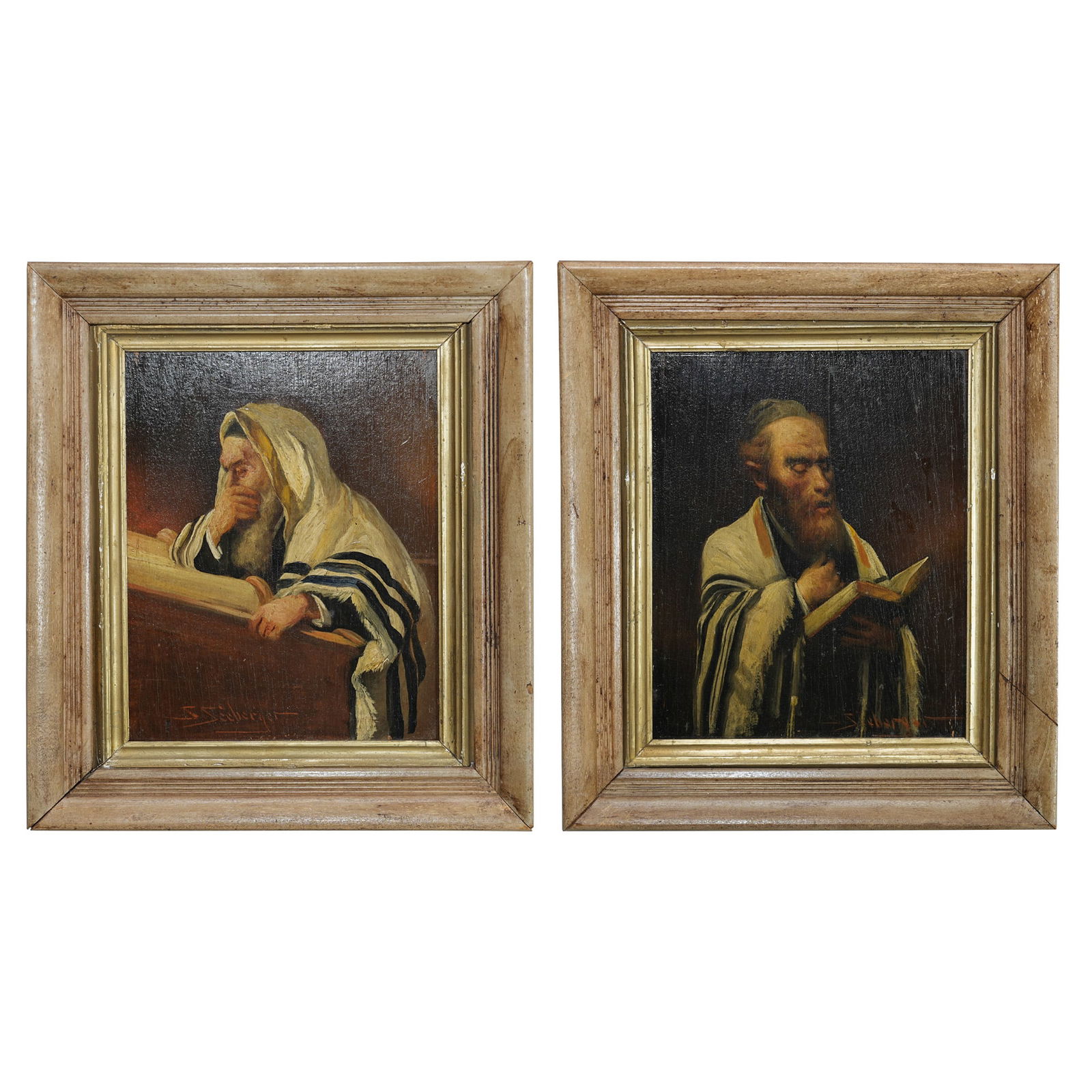 Painting, Samuel Seeberger (French), Judaica (1 of 8)