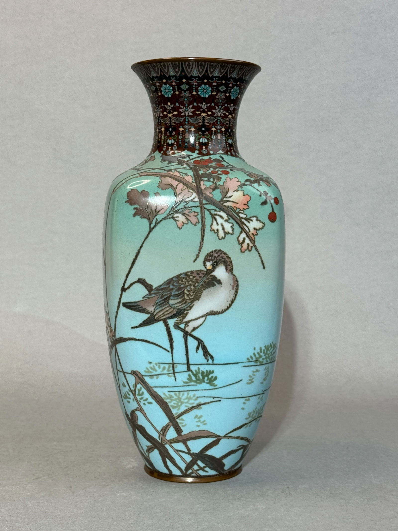 Japanese Cloisonne Vase of Sosuke School, Meiji Period (1 of 16)