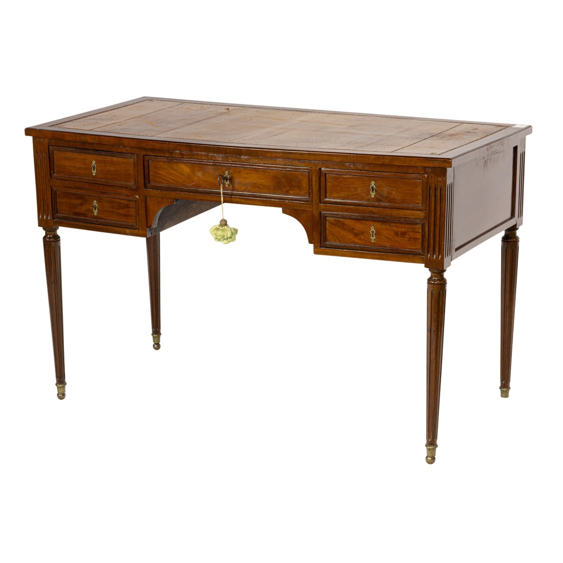 A Napoleon III style walnut partner's desk (1 of 5)