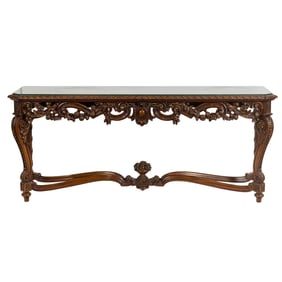 A Rococo Revival console table