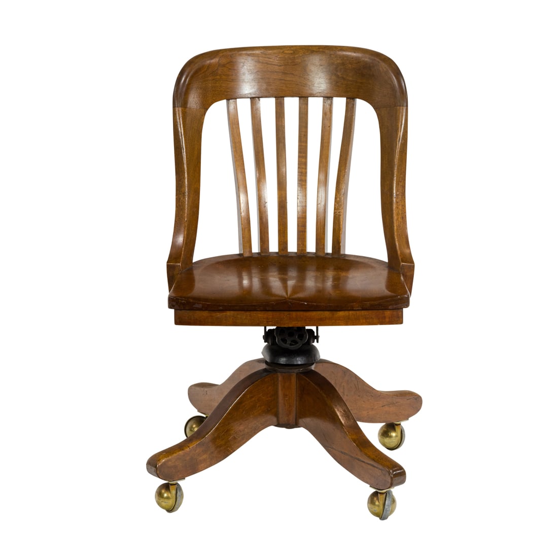 A Spanish Revival Taylor or Tudor tile top table: A Spanish Revival Taylor or Tudor tile top table, the four tile top above four carved and shaped legs, conjoined by the finial capped X form stretcher, 17.5"h x 17.5" square