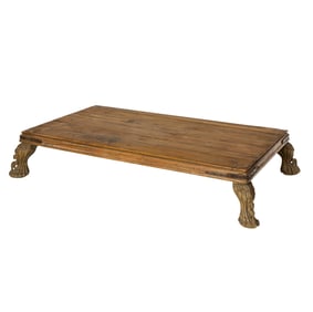A Spanish style rustic low table