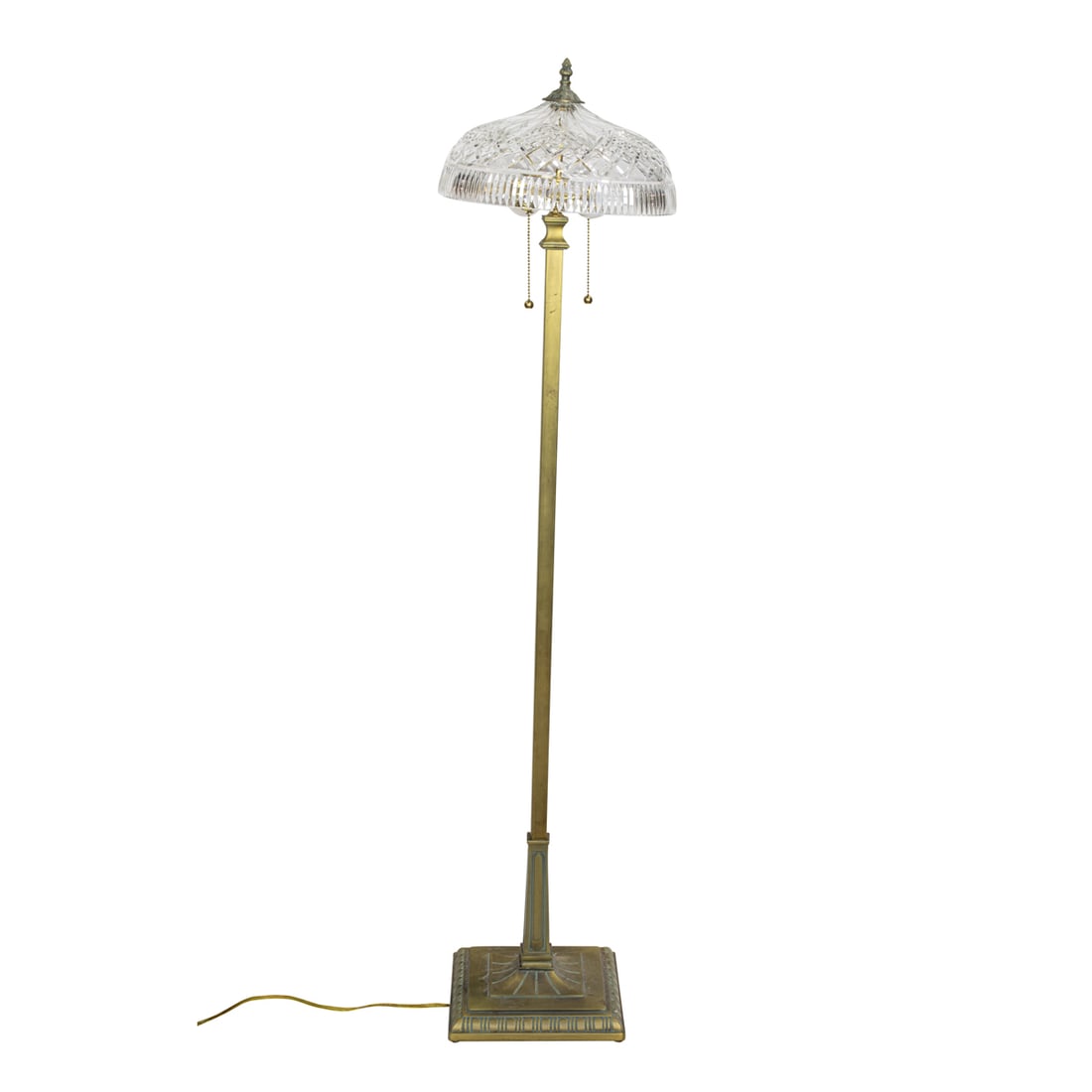 A Waterford cut glass floor lamp (1 of 3)