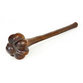 A Fijian carved wood club