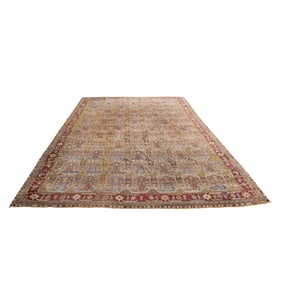 An antique Agra carpet