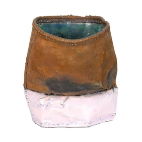 A June Schwarcz (American, 1918-2015) enameled copper vessel