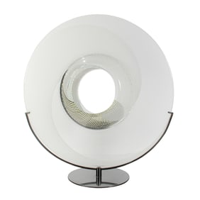 A Lino Tagliapietra for Effetre International, Murano limited edition glass 'Saturno' disk