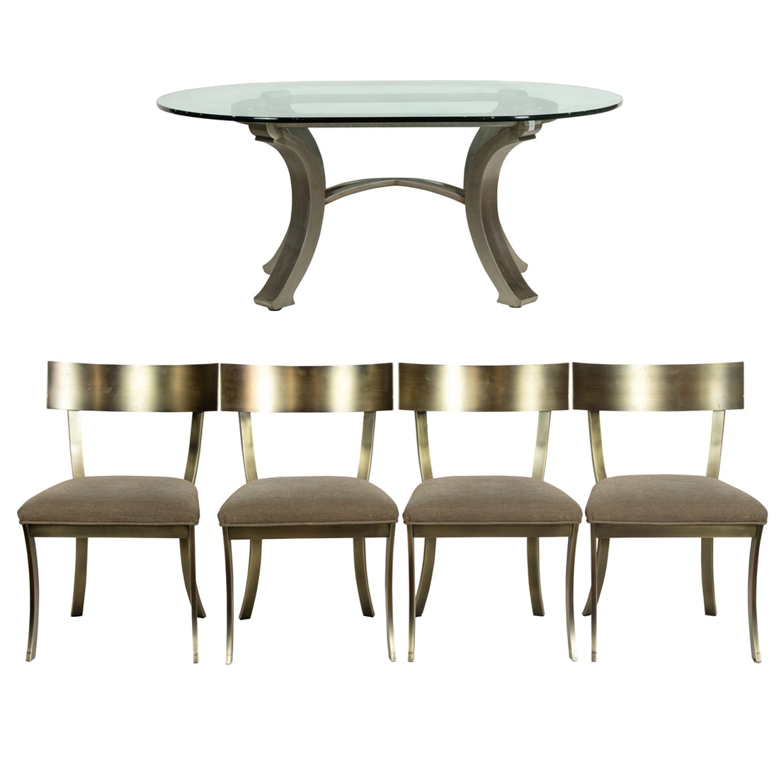 A Transitional assembled dining suite (1 of 8)