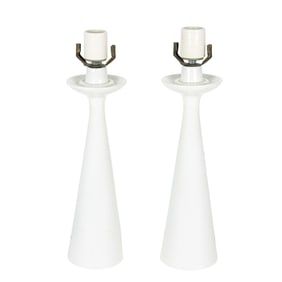 A pair of Hans Agne Jakobsson for Markaryo porcelain table lamps