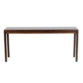 A Mid Century Modern console or Parsons table, probably Henredon