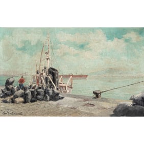 Painting, Paul Emile Lecomte