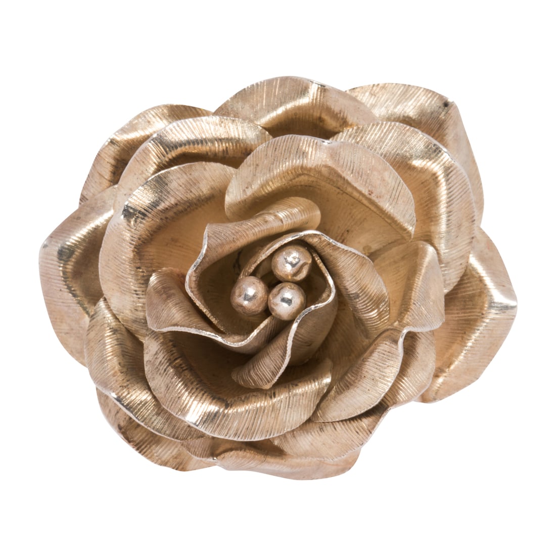 A sterling silver rose ring (1 of 2)