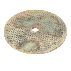 A Chinese jade bi disc