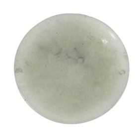 A Chinese white jade snuff dish