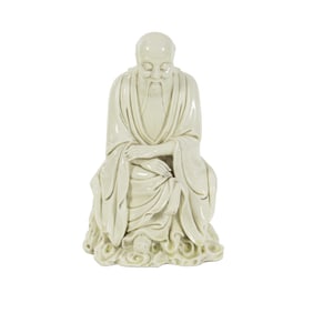 A Chinese Dehua figure of a sage