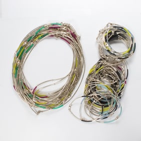 Large Lot of Silver and Beaded Jewelry