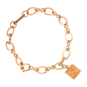 A 12k gold-filled chain bracelet