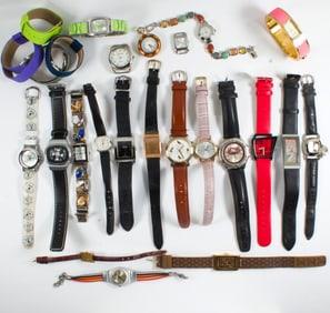 A group of wristwatches
