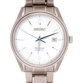 A Seiko stainless steel limited edition Presage wristwatch
