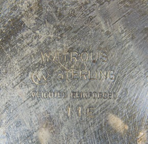 A Lot of mostly sterling weighted lighting lot by Empire and Gorham, including pair Gorham