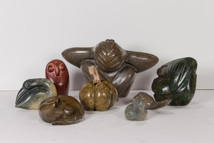 A group of mainly Shona stone sculpture's