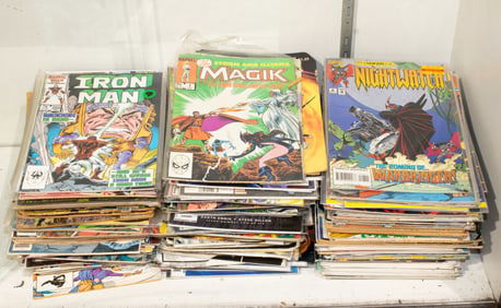 Approximately one hundred and seventy assorted titles of vintage and modern Marvel comics