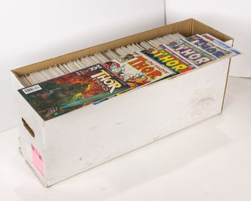 Thor/Marvel Comic book group of (250): over 250 mostly all different and sleeved ranging from 1978-