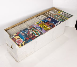 Captain America/ Marvel comic grouping: over 280 Captain America comics circa 1976-2008, mostly all