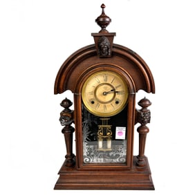 An Ansonia 'King' mantel clock