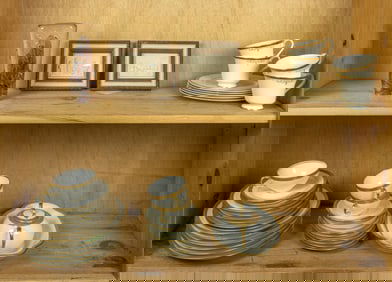 An assembled group of porcelain and other decorations