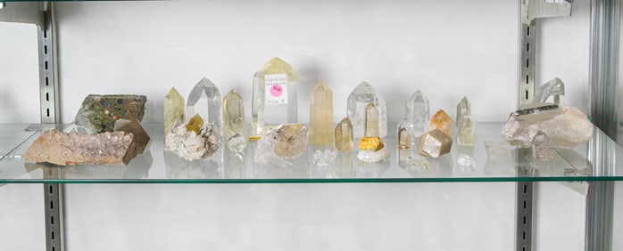 A group of specimen stones