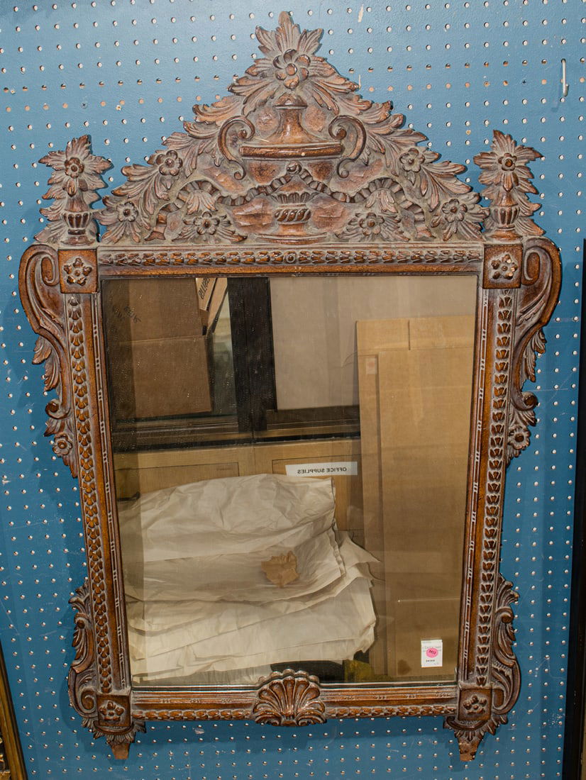 A French Provincial style mirror by Stephen Cavallo, New York, from a Mario Buatta designed interior (1 of 1)