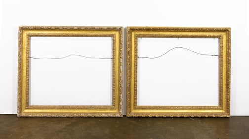 A pair of The House of Heydenryk giltwood frames
