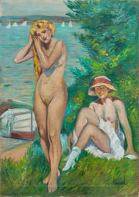 Painting, Follower of Edward Cucuel