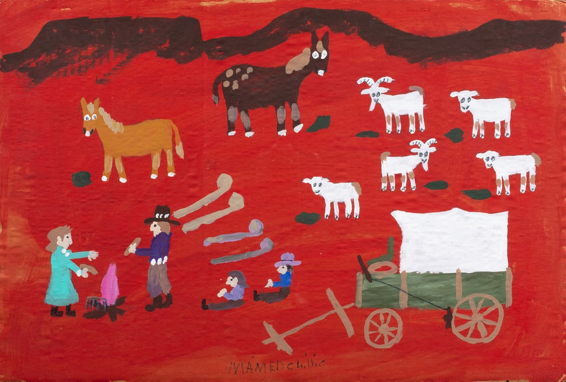 Painting, Mamie Deschillie (1 of 4)