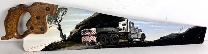 Painted Hand Saw, Rico Salinas