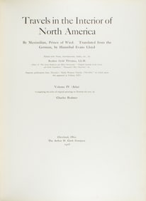 Book, Travels in the Interior of North America Volume IV