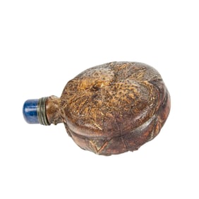 A Chinese bamboo snuff bottle