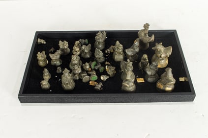 A set of Burmese opium weight