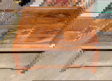 A Chinese hardwood square low table